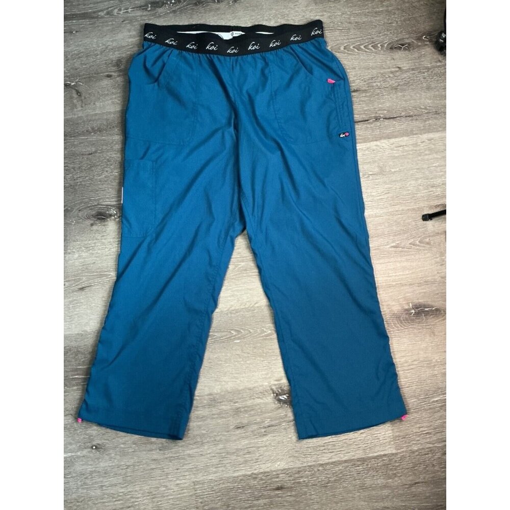 Koi Lite‎ Scrub Pants Slim Fit  Sz 2X Petite EUC